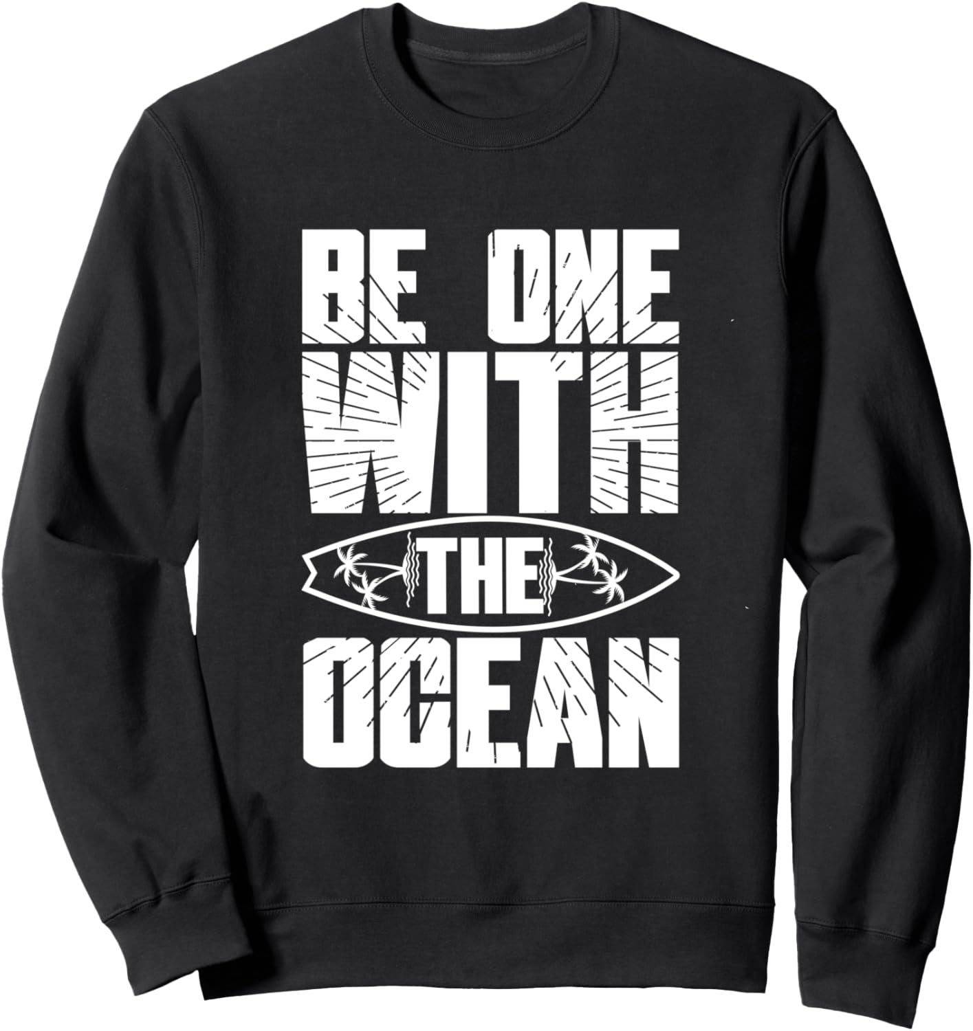 

Толстовка, С толстовкой With The Ocean I Surfboard Deco Water Sports Surfing Surfing Surfer Summer Beach Surfboard Surfwear, черный