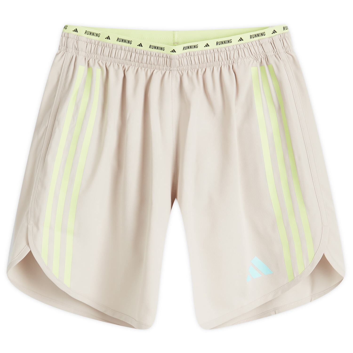 

Шорты Adidas Otr E 3 Stripe Short, цвет Wonder Beige & Pulse Lime