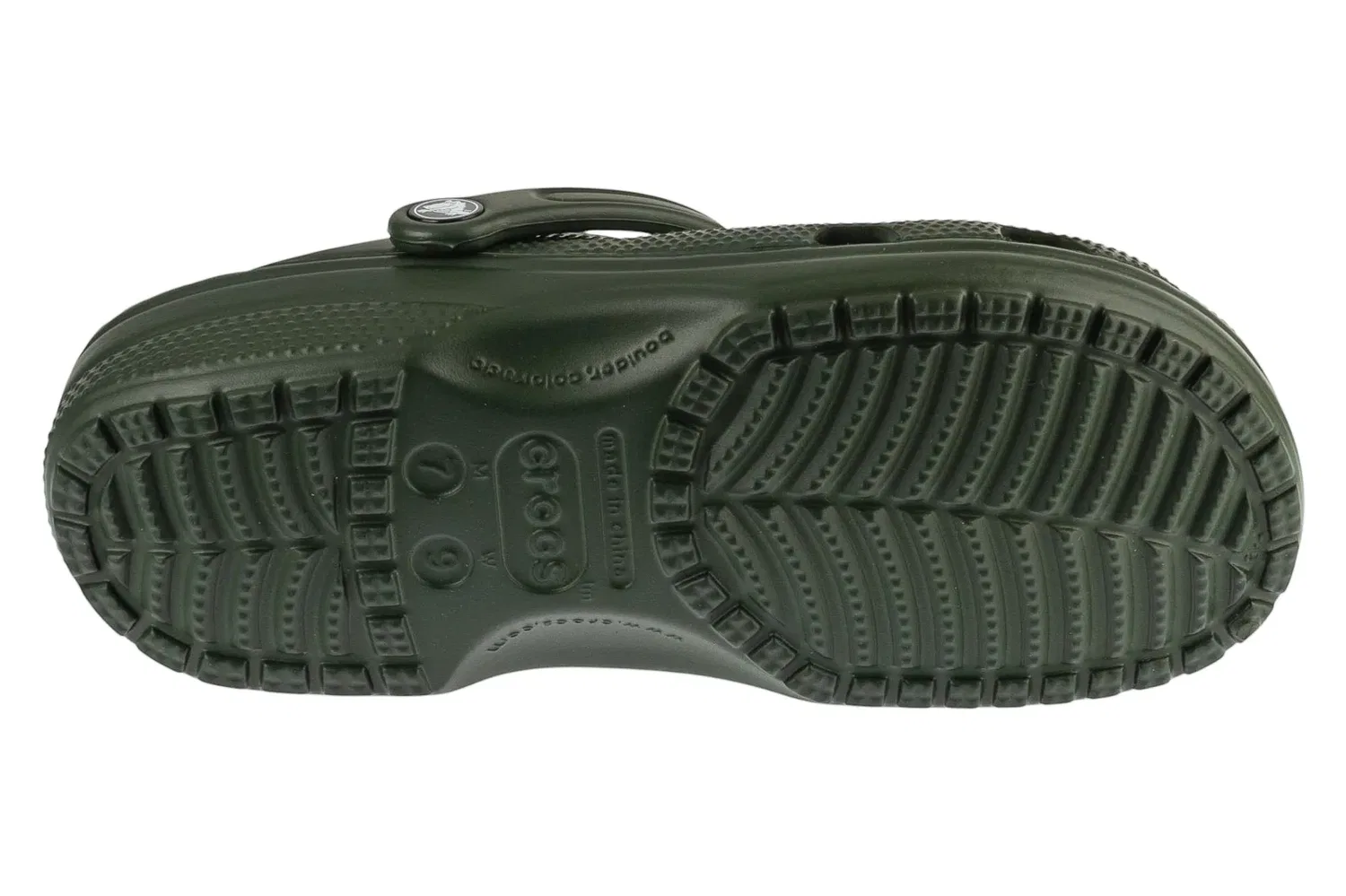 Тапочки для бассейна, текстильные, Crocs, зеленый — фото 3