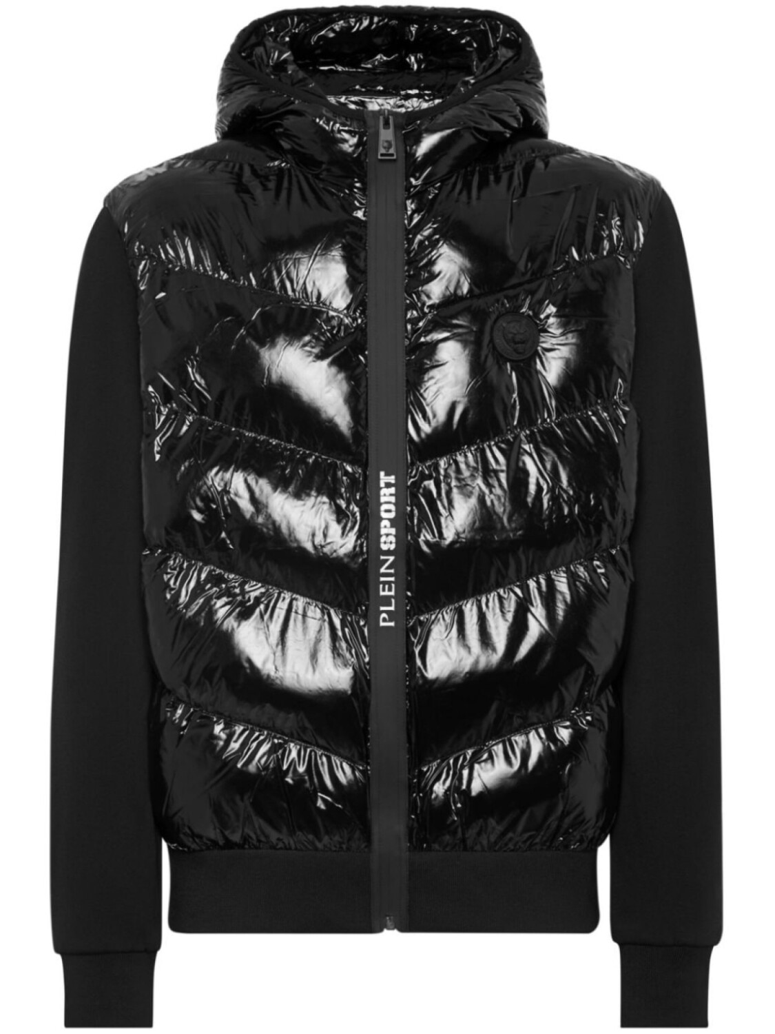 

Plein Sport пуховик с логотипом, черный