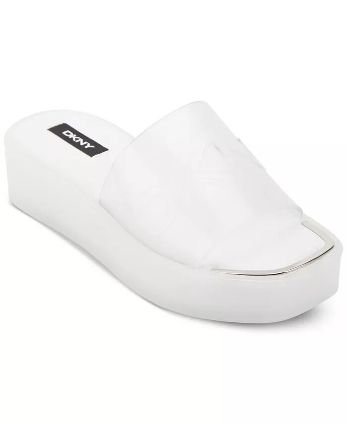 

Женские шлепанцы на платформе Laren DKNY, белый