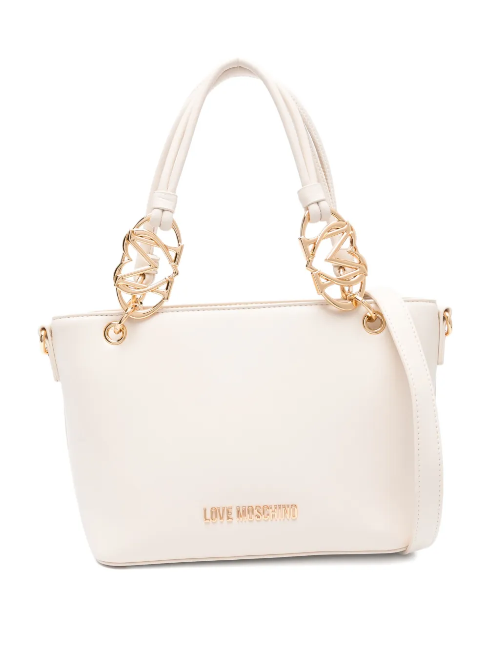 

Сумка-тоут с цепочкой Love Moschino, нейтральный