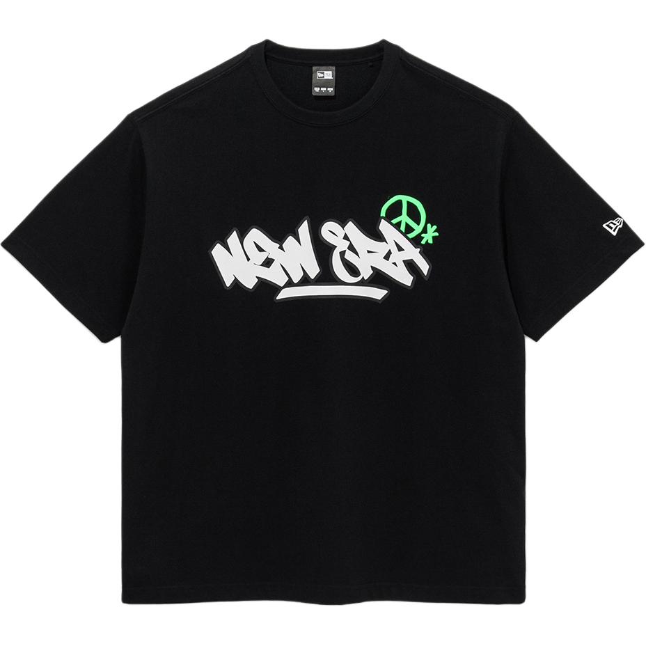 

New Era Футболка унисекс черная, Черный, New Era Футболка унисекс черная