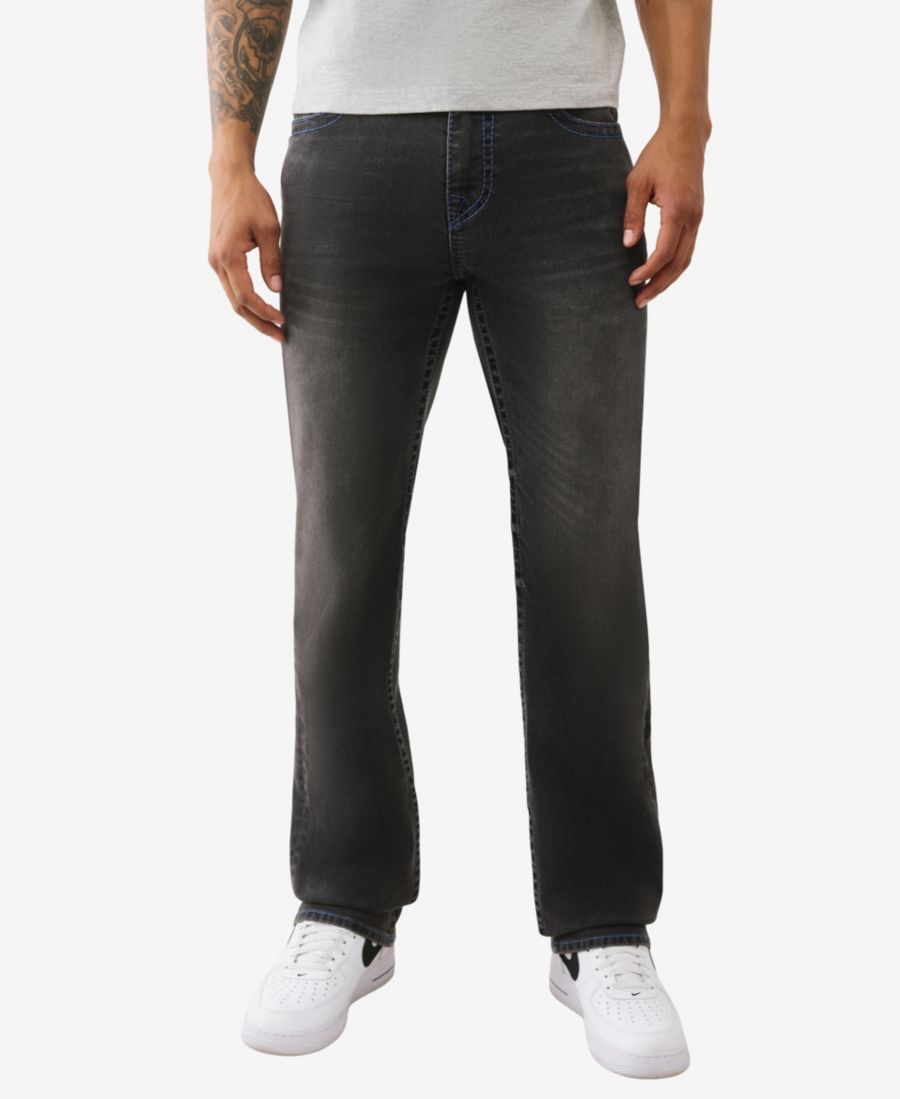 

Мужские джинсы Ricky Straight-Fit Big T True Religion, Hype Vibe Black Wash