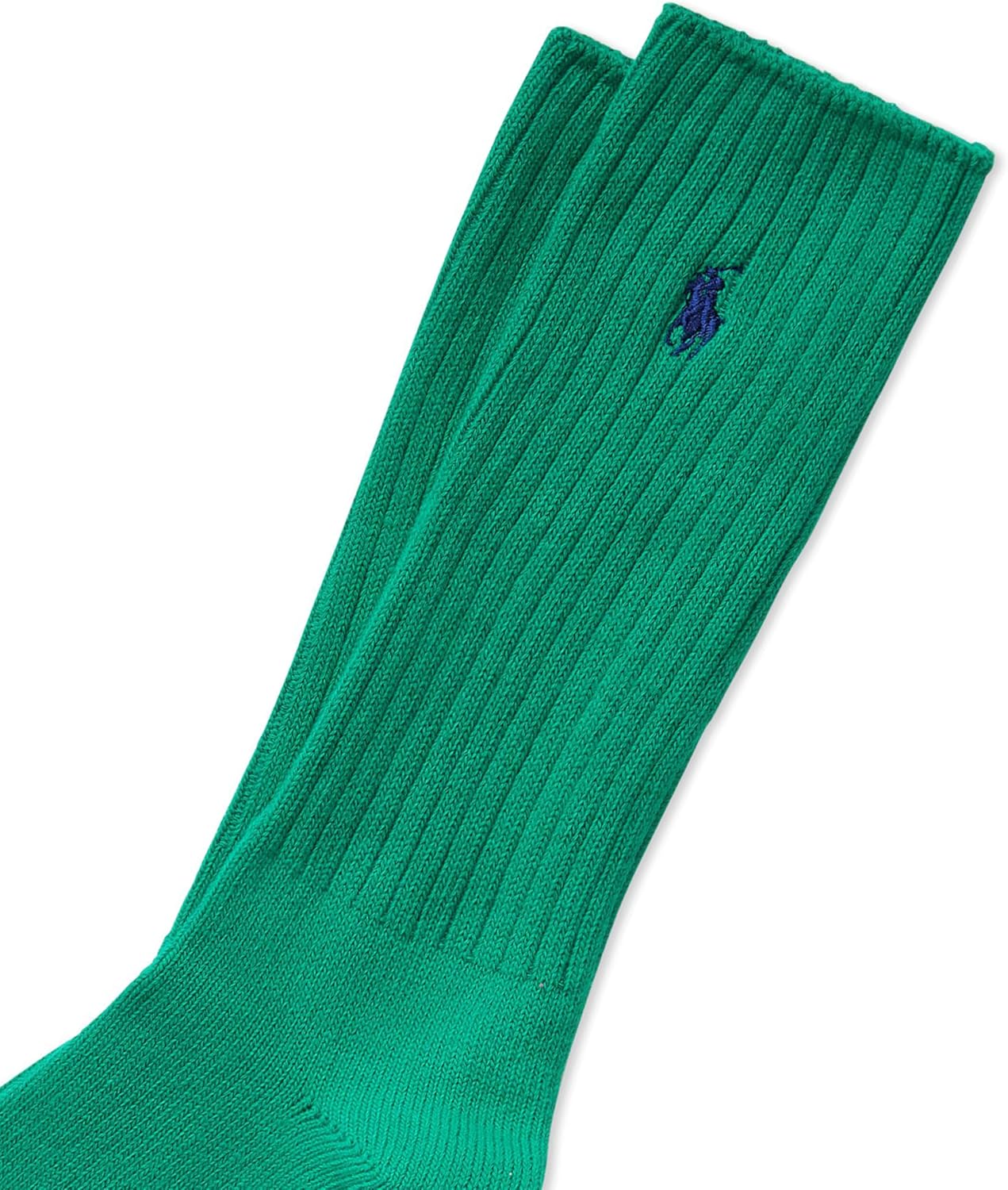 POLO RALPH LAUREN мужские хлопковые ребристые носки, Green — фото 2