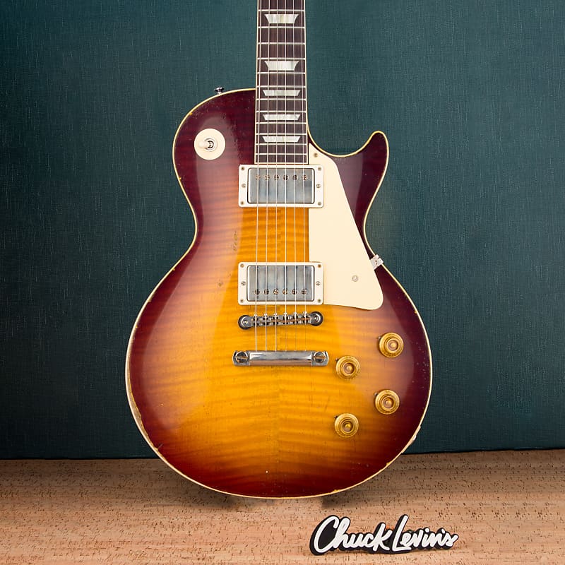 

Электрогитара Gibson Murphy Lab 1959 Les Paul Standard - Ultra Heavy Aged Royal Tea Burst - CHUCKSCLUSIVE - #92523