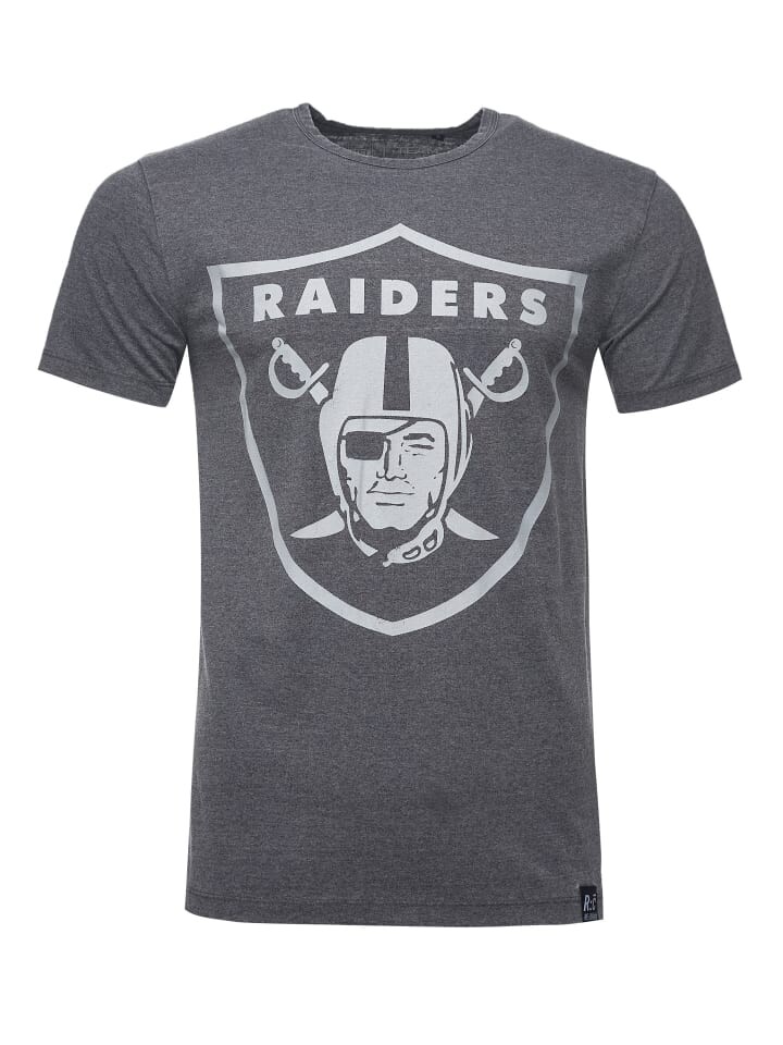 

Футболка Re:Covered T-Shirt NFL Raiders Classic Vintage, темно-серый