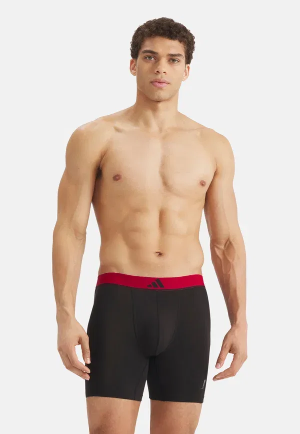 Трусы боксеры 6 шт Adidas Sportswear, черный/серый — фото 2