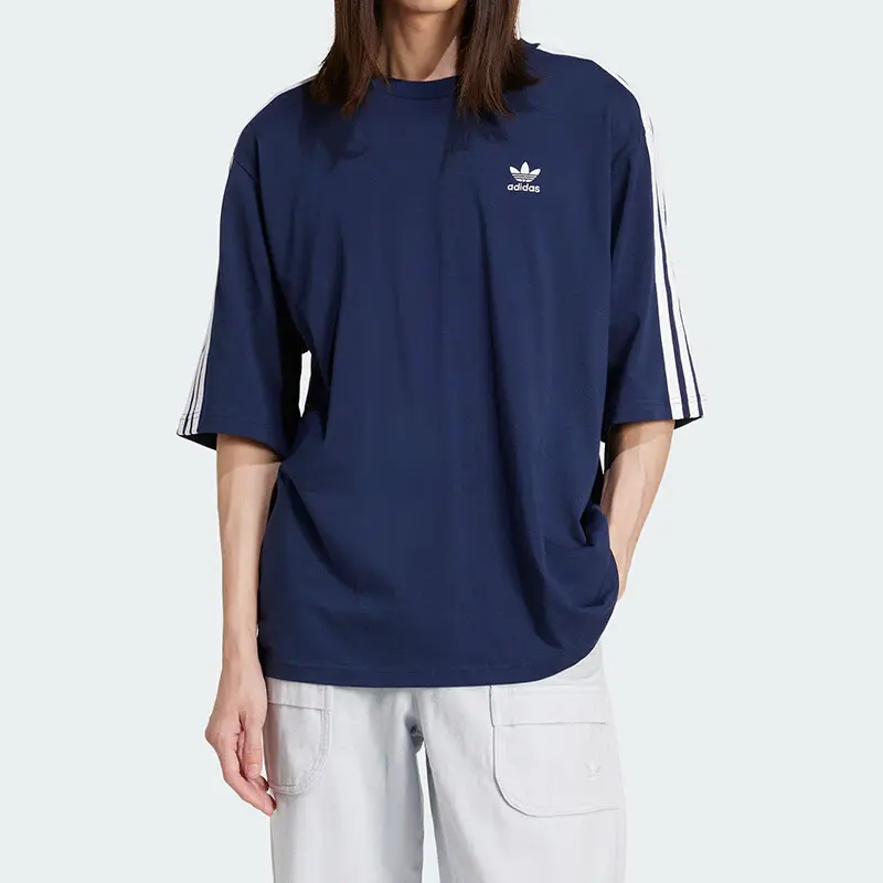 Футболка оверсайз мужская Adidas Originals, индиго — фото 4