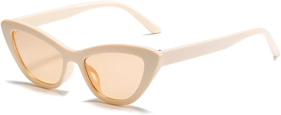 

Солнцезащитные очки UV400 с оранжевым градиентом "кошачий глаз" для женщин и мужчин, для бега и занятий спортом на открытом воздухе UYPTK, Beige-lightbrown