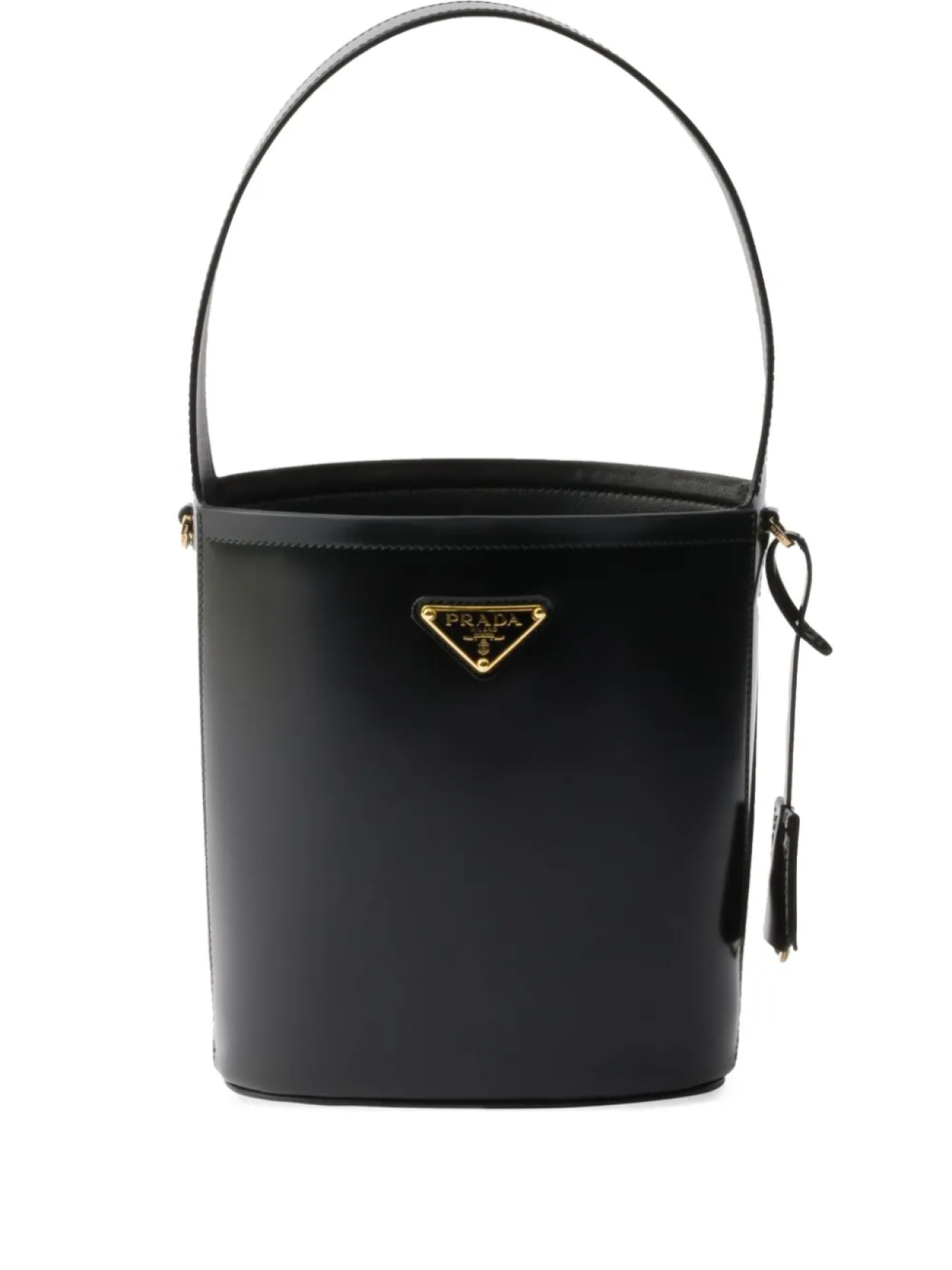 

Prada сумка-ведро размера мини, черный