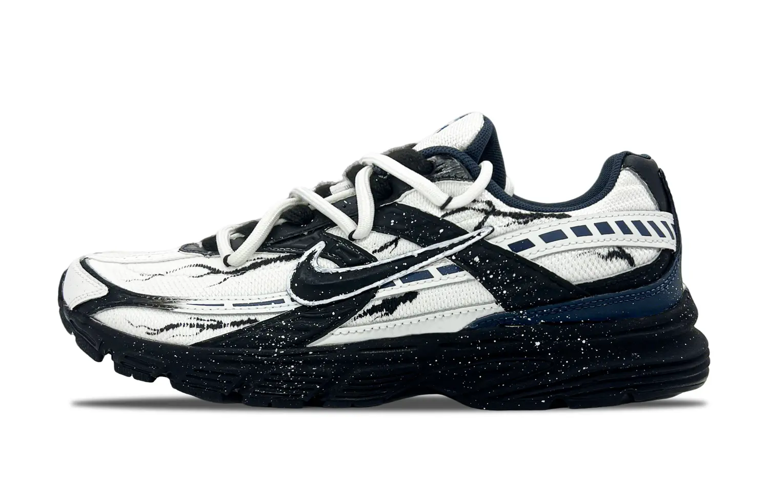 

Nike Инициатор Амортизирующие Противоскользящие Поддерживающие Низкие Повседневные Городские Коммутерные Беговые Кроссовки Мужские Черно-Белые, цвет White