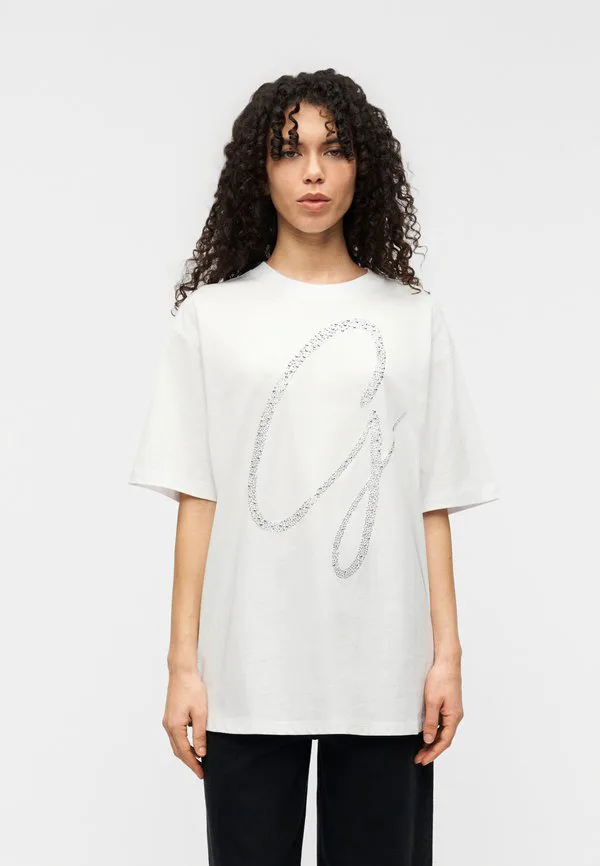 

Футболка с принтом studs Guess, Pure White, Белый, Футболка с принтом studs Guess, Pure White