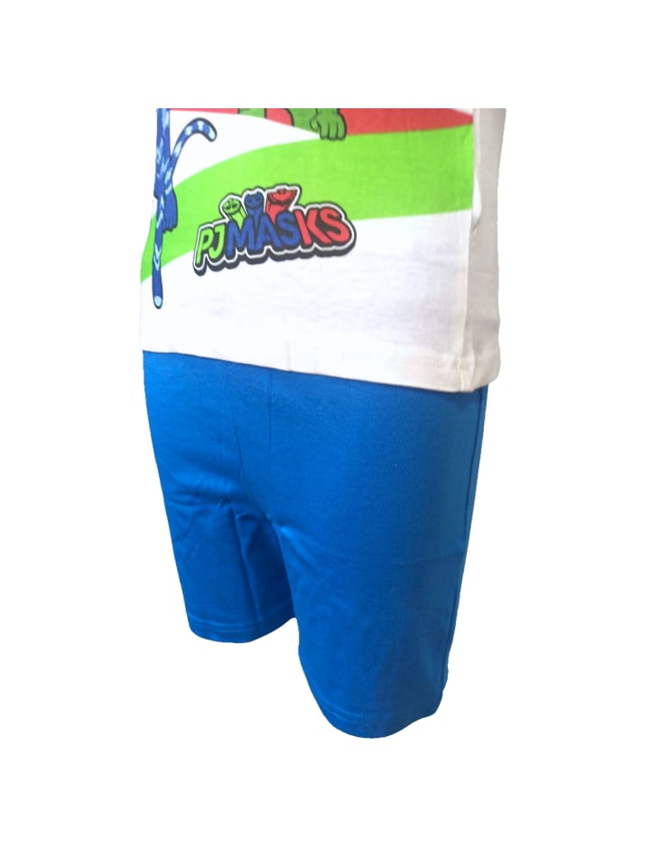 Короткая пижама PJ Masks синего цвета — фото 3