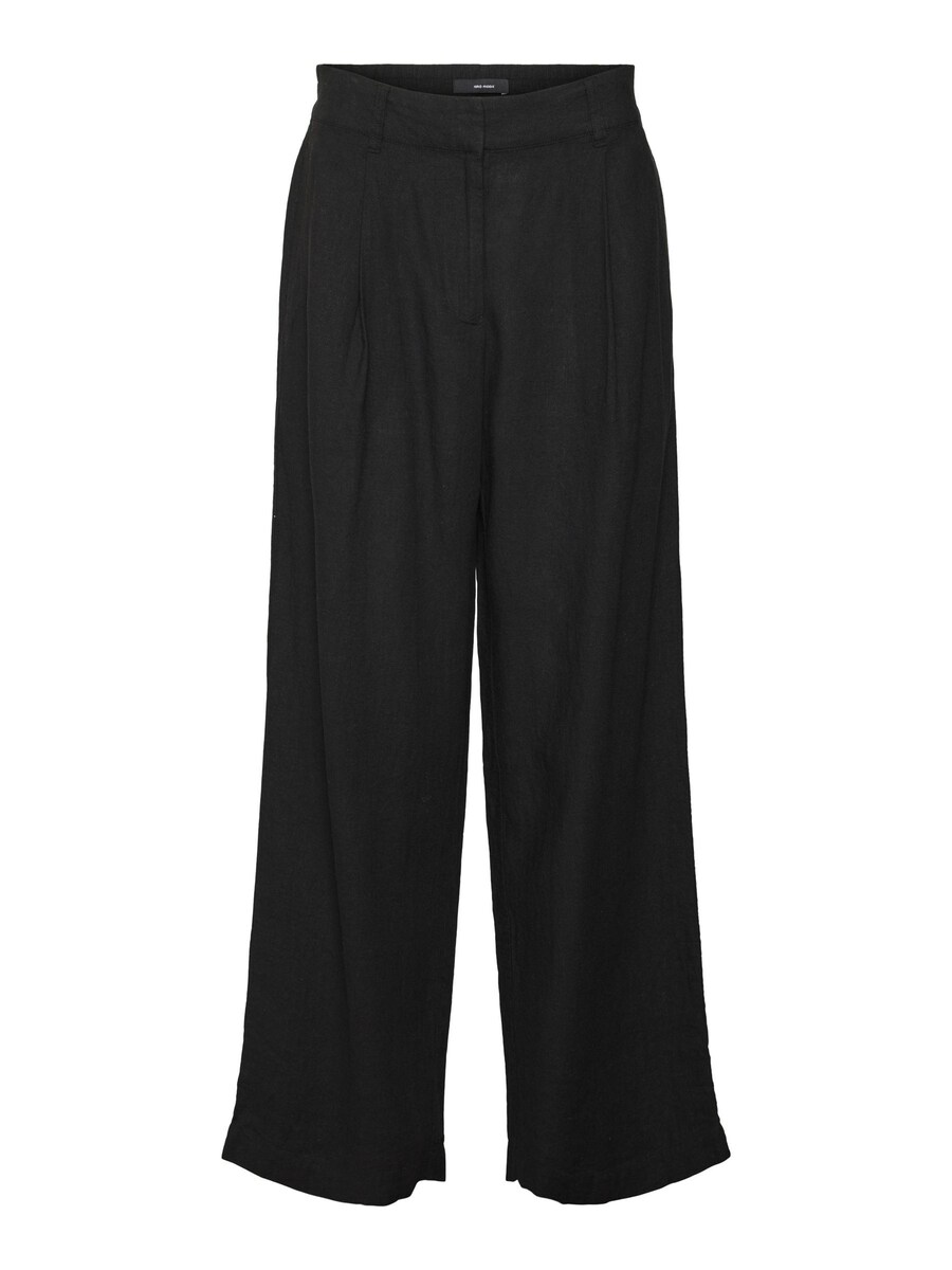 

Широкие брюки со складкой спереди VERO MODA LINN, черный