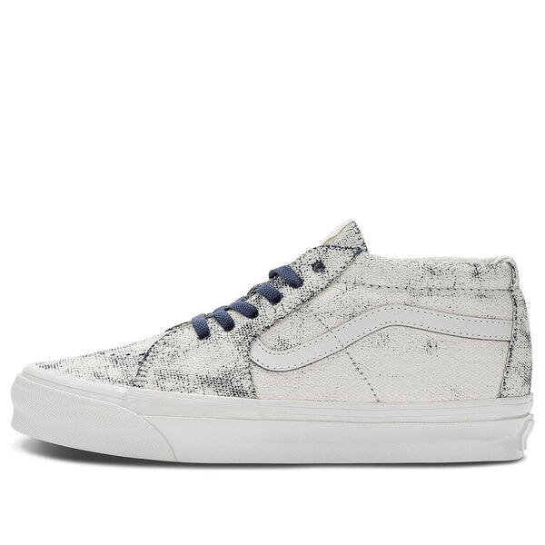 

Кроссовки og sk8-mid lx 'distress white navy' Vans, белый