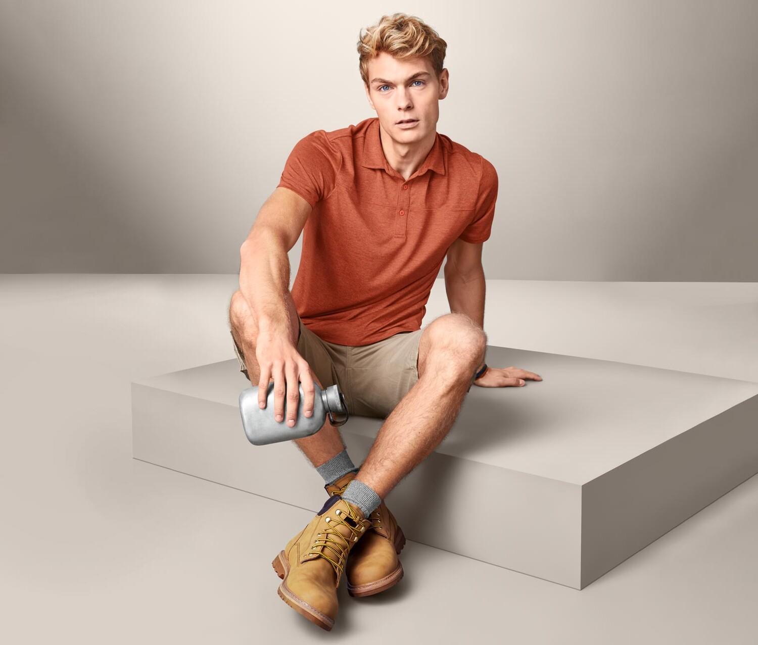 

Функциональная рубашка-поло Tchibo, пятнистый оранжевый