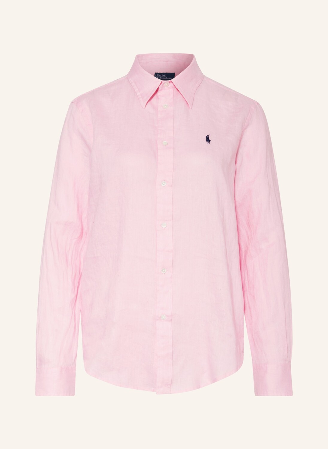 

Блуза рубашка POLO RALPH LAUREN aus Leinen, светло-розовый