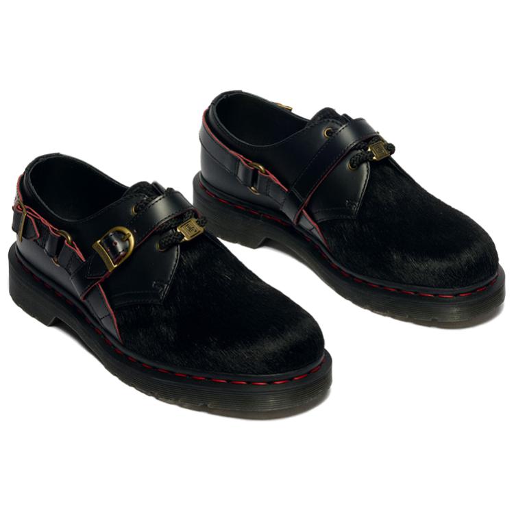 Dr.Martens 1461 Year Of The Horse Collection Кожаные повседневные ботинки Unisex Black — фото 4