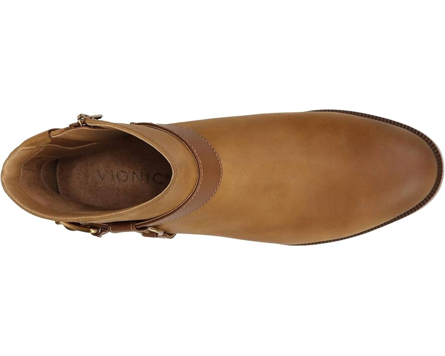 Женские модные сапоги Rhiannon в коньячном цвете Vionic, цвет cognac — фото 3