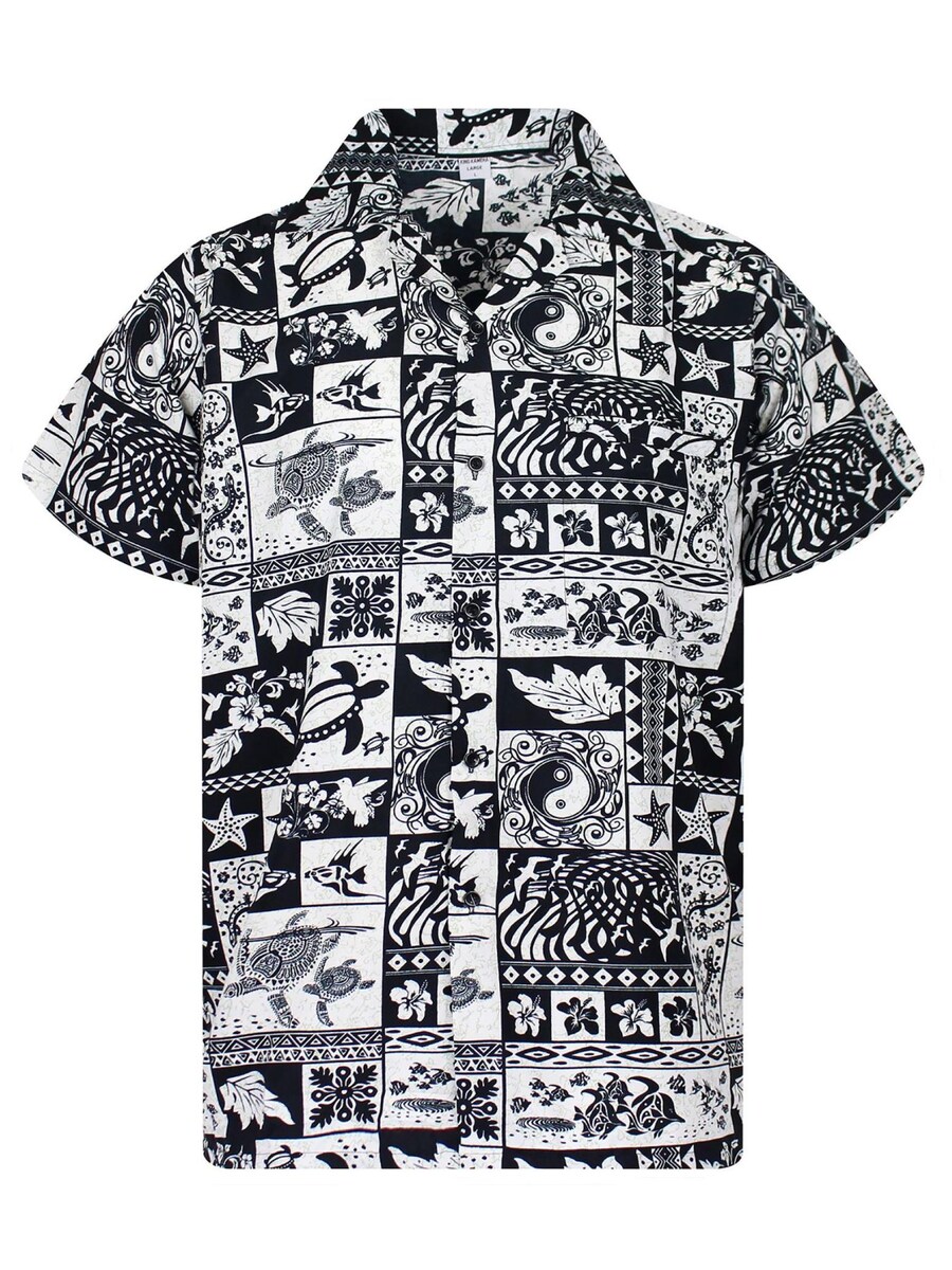 

Рубашка King Kameha Puzzle, черный