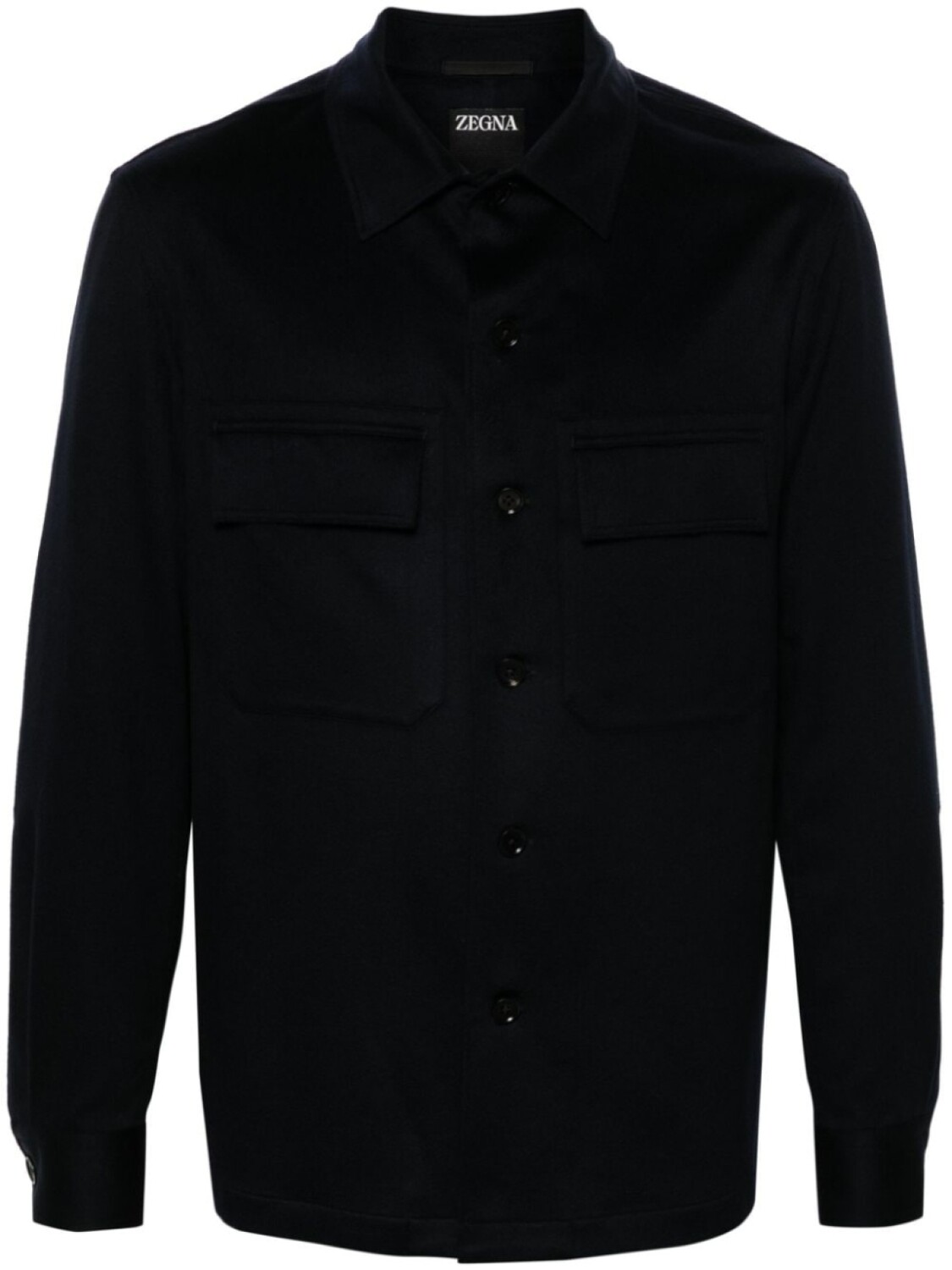 

Zegna верхняя рубашка Oasi Cashmere Alba, синий