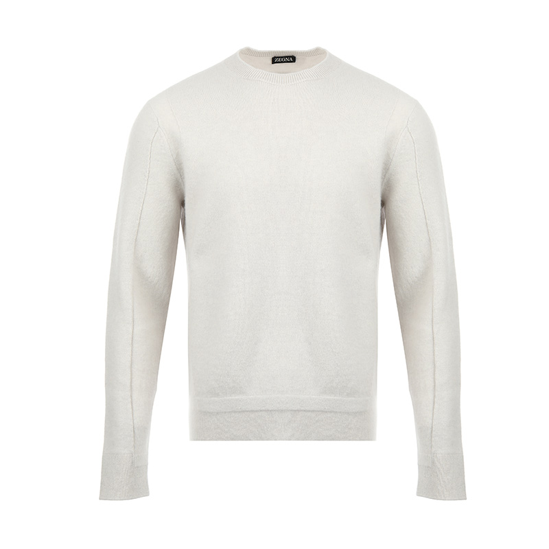 

Джемпер с воротником-стойкой Zegna Ermenegildo Zegna, белый