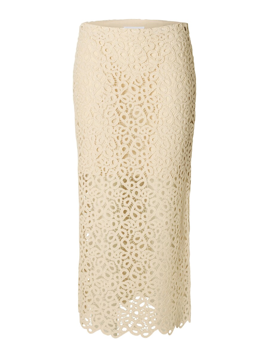 

Юбка SELECTED FEMME SLFAlima, кремовый