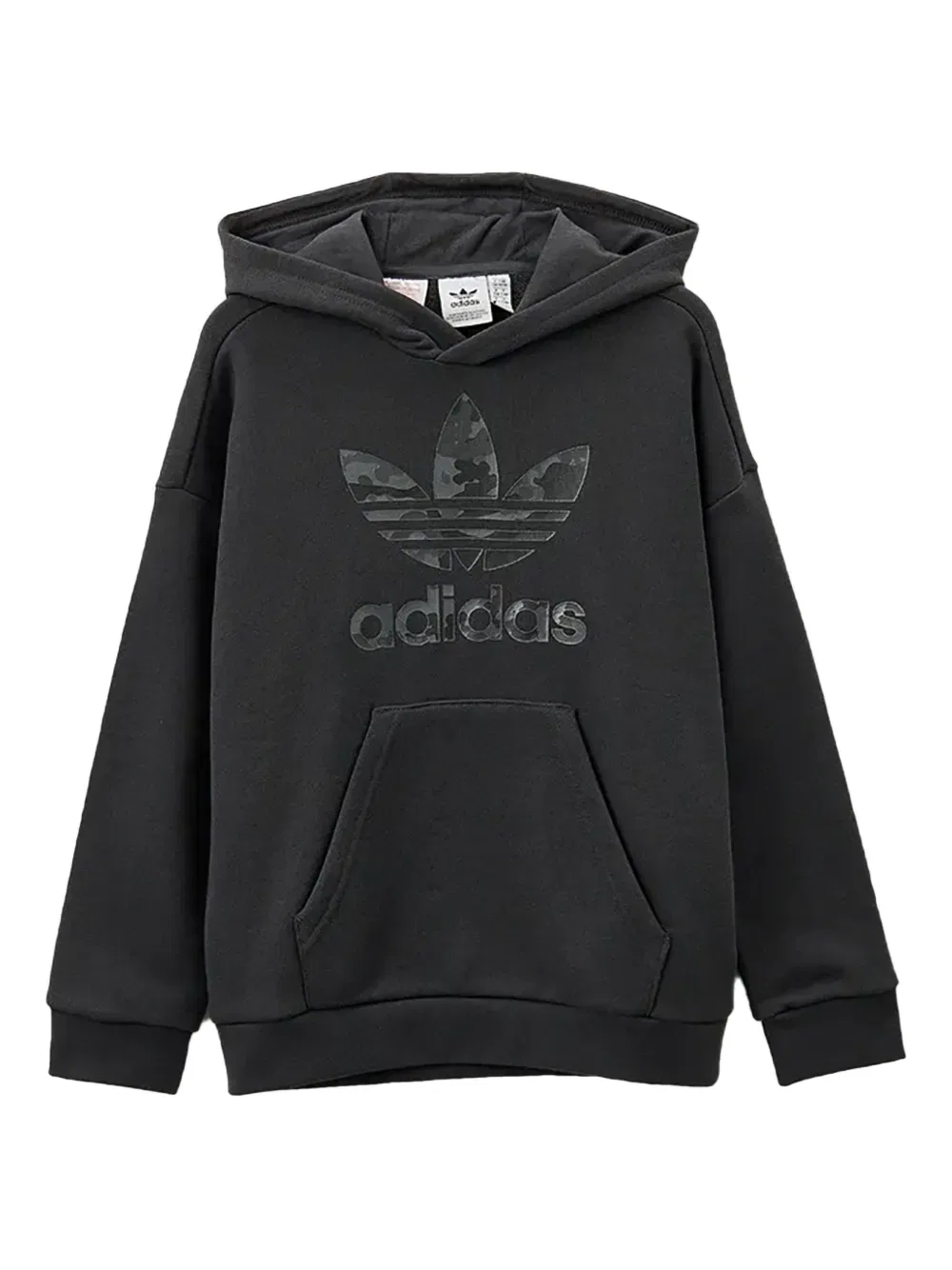 Худи с трилистником Adidas Kids, черный