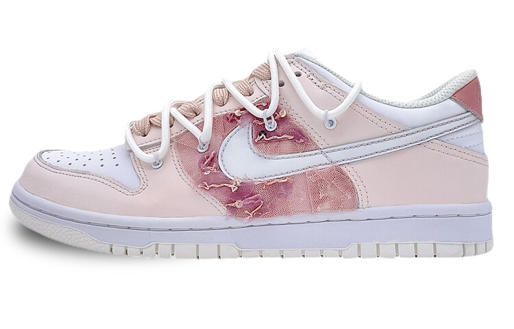 

Кроссовки Nike Dunk Skateboard Shoes Women's Low-Top White Pink