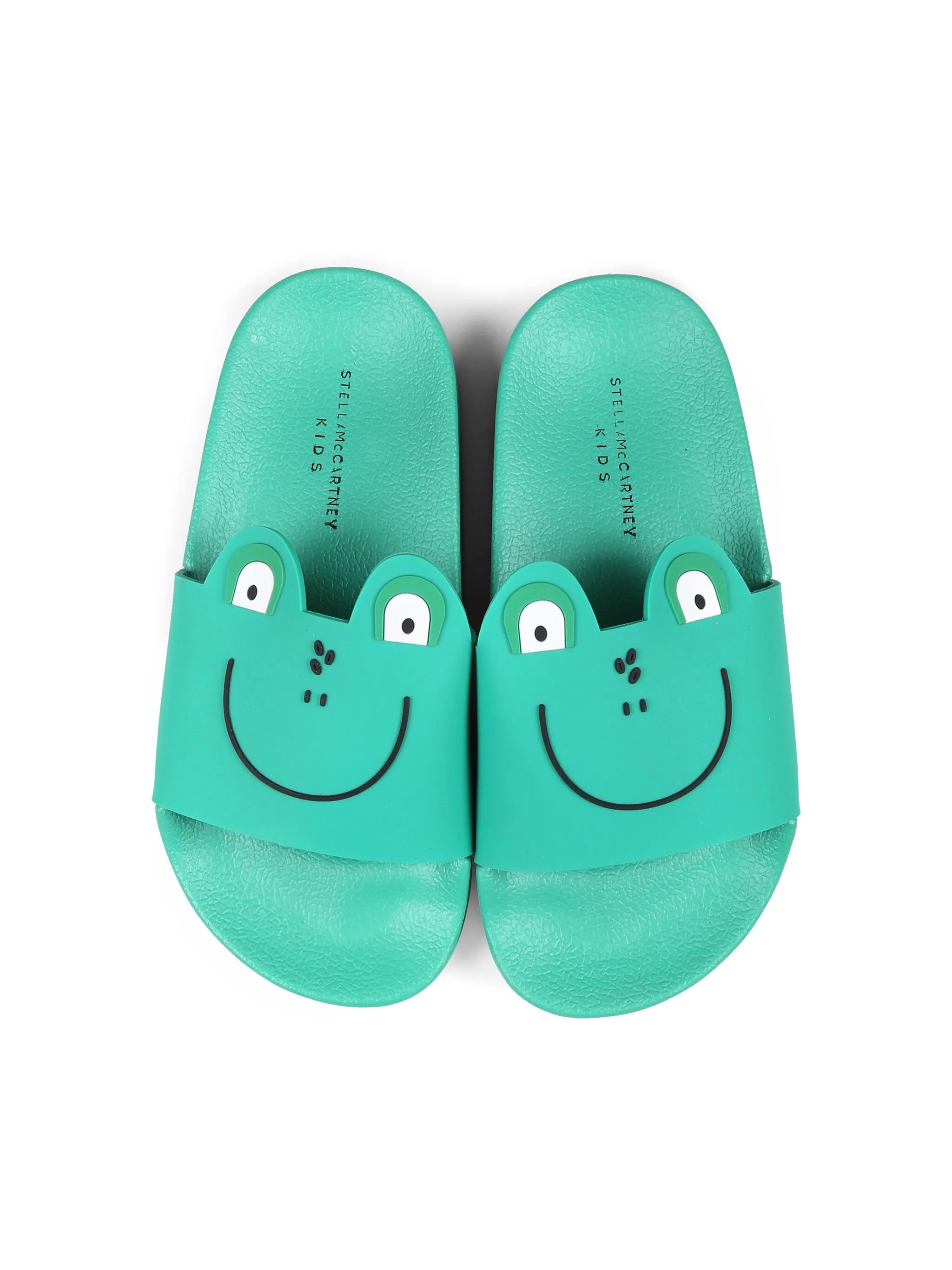 Шлепанцы Frog Stella Mccartney Kids, сине-зеленый — фото 4