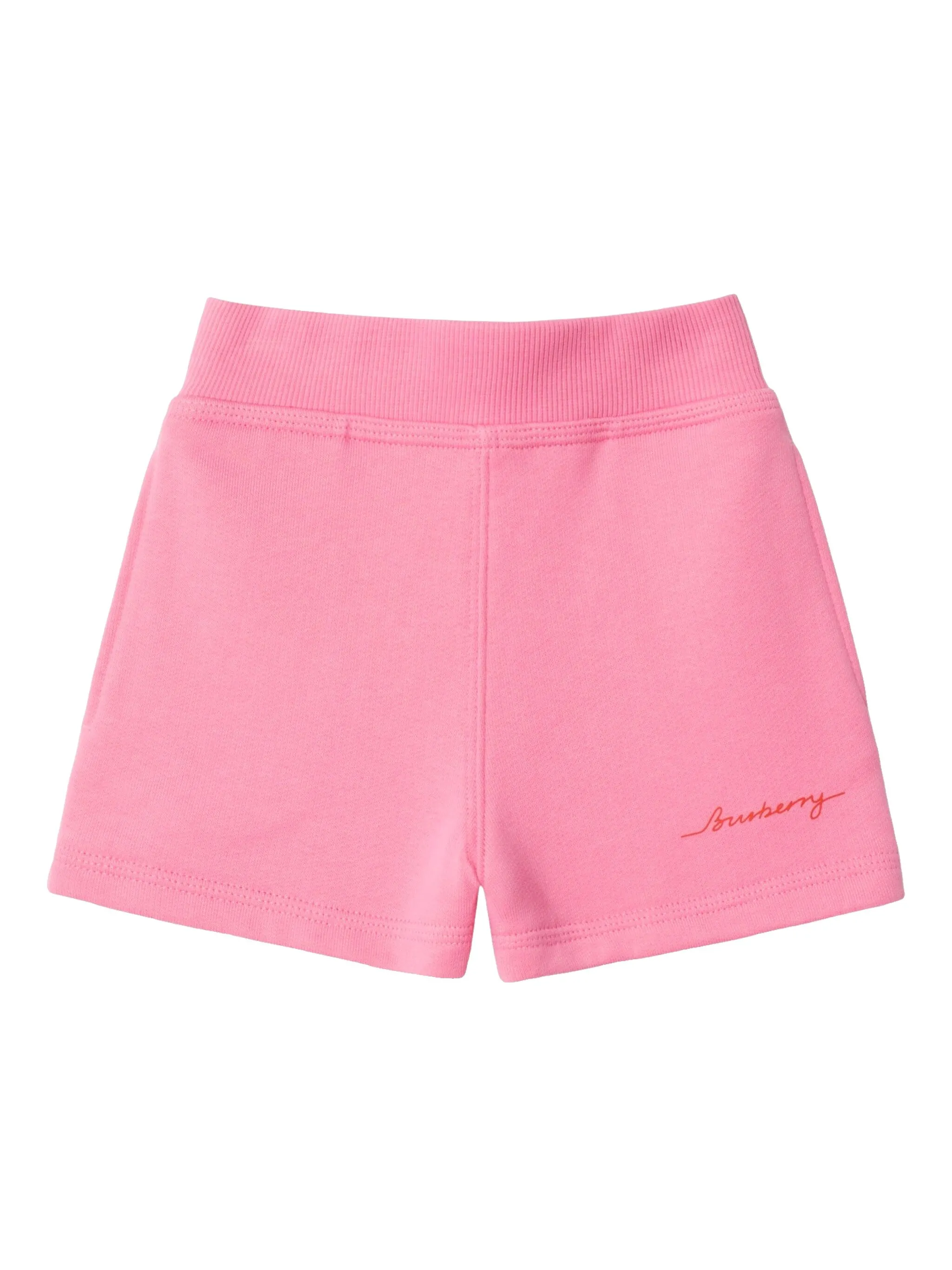 

Хлопковые шорты Burberry Kids, розовый