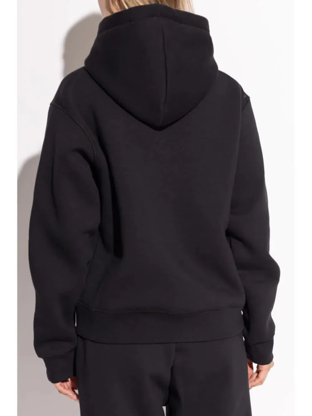 Культовая черная хлопковая толстовка с капюшоном и логотипом Dsquared2, Black — фото 4