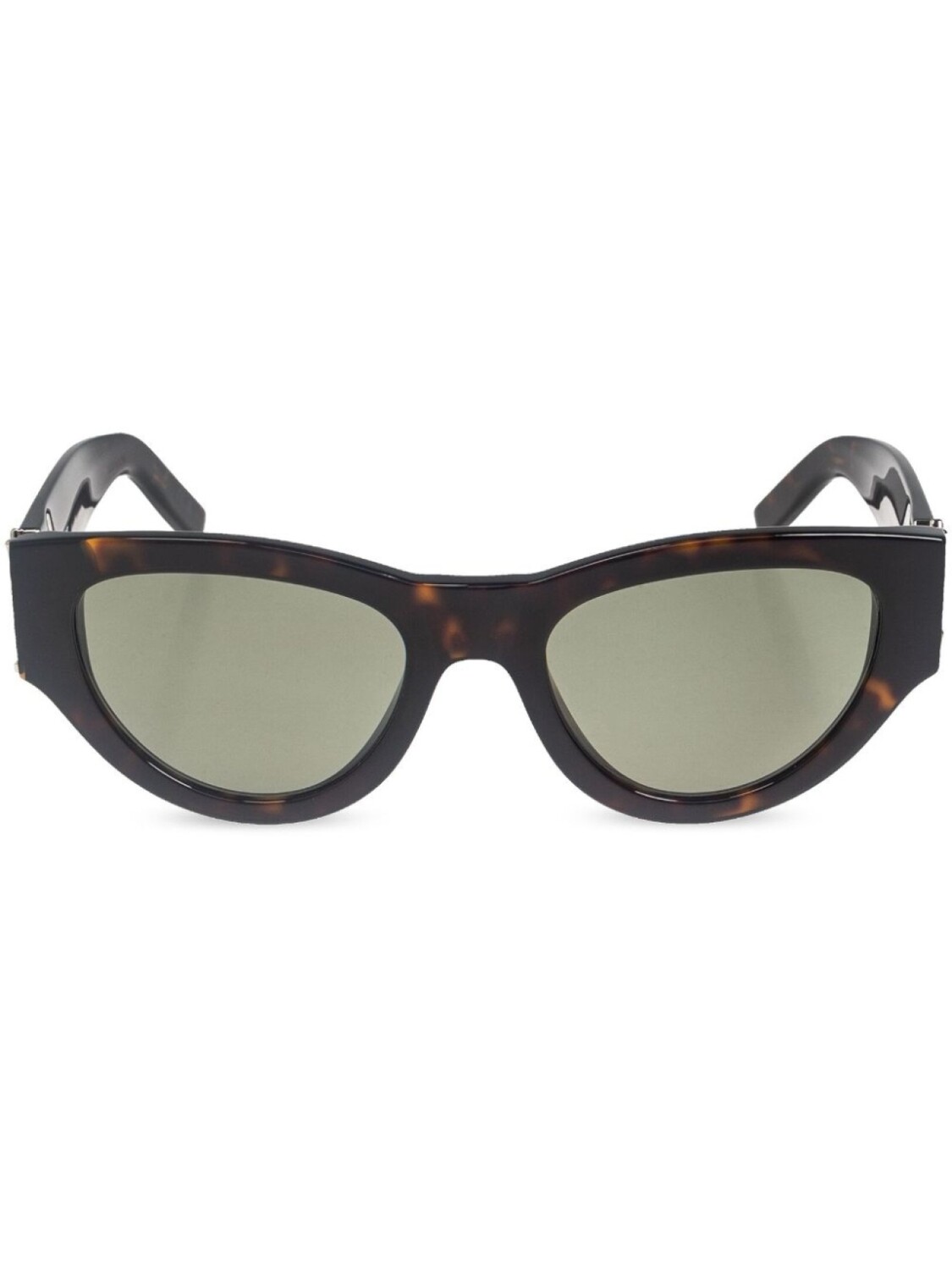 

Saint Laurent Eyewear солнцезащитные очки кошачий глаз, коричневый