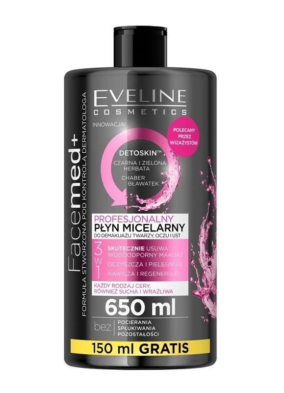 

Мицеллярная жидкость Eveline Facemed, 650 мл