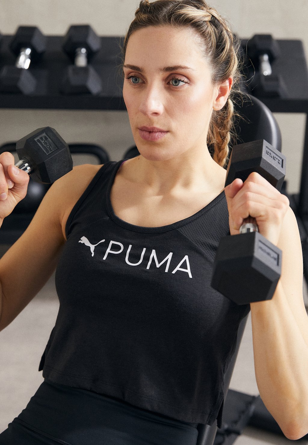 

Топ FIT SKIMMER TANK Puma, цвет black/white