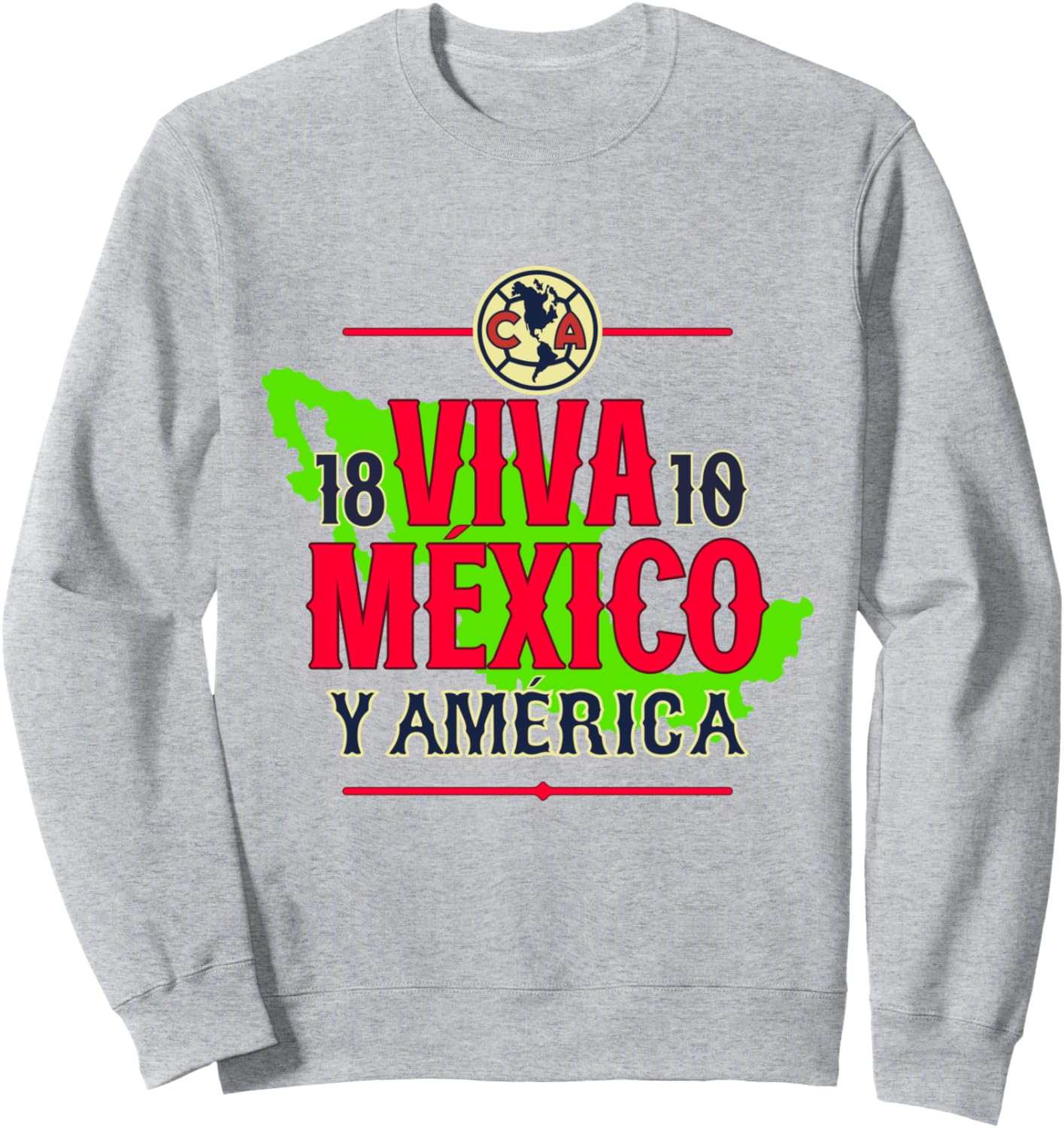 

Клуб Америка - Толстовка ко Дню независимости Мексики Club America, серый