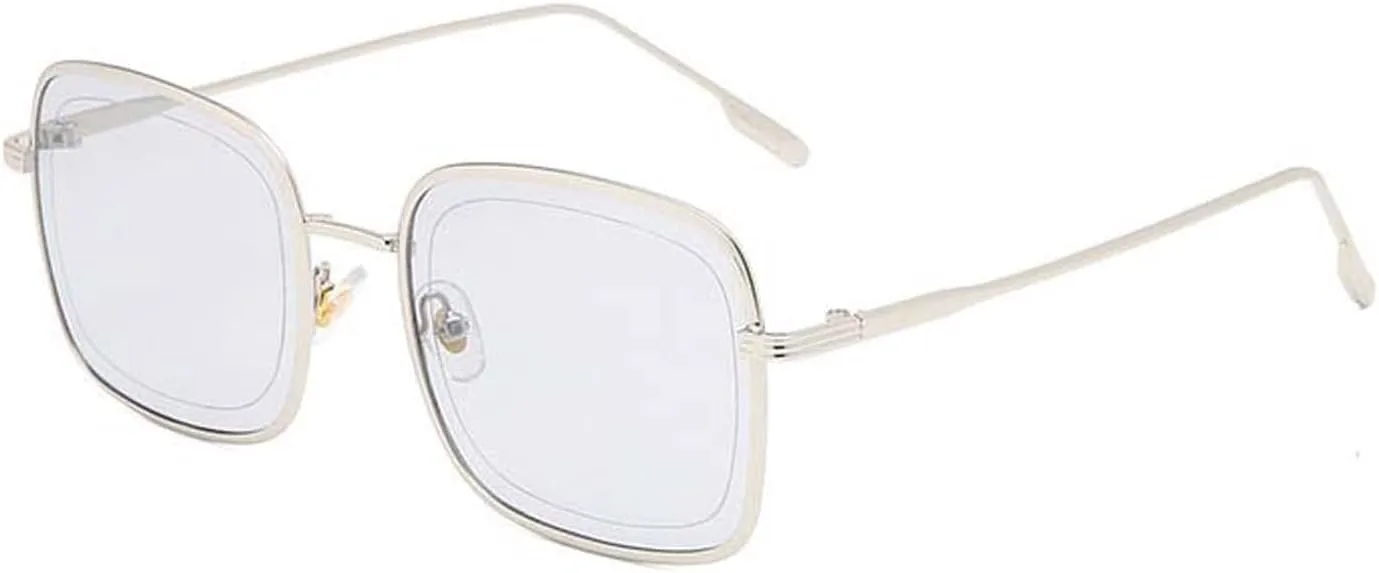 

Солнцезащитные очки XINXIN в квадратной металлической оправе большого размера для женщин, для уличной фотосъемки, отдыха и пляжа (цвет: B, размер: средний), B