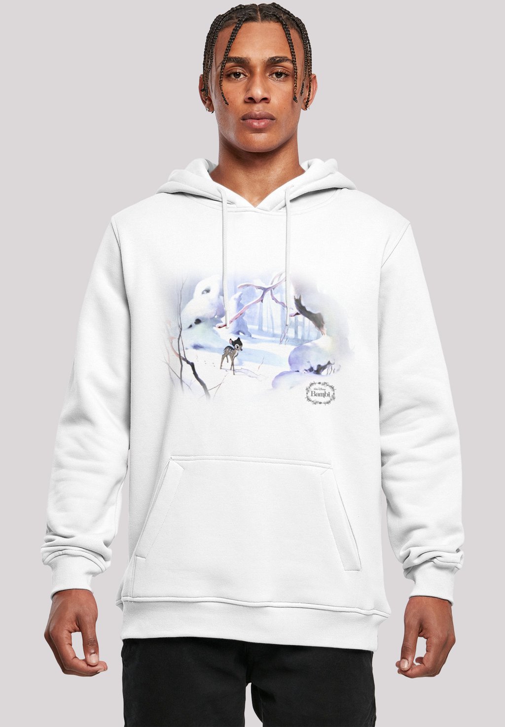 

Толстовка DISNEY BAMBI SHOW - Hoodie F4NT4STIC, белый