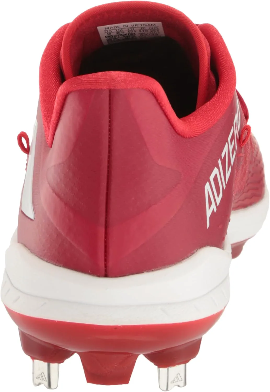 Мужские кроссовки Adidas Adizero Afterburner 9, красный/белый/ярко-красный — фото 4