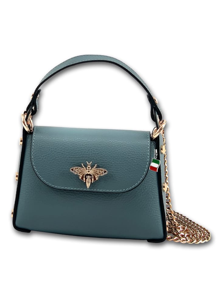 

Кожаная сумка через плечо Florence, синяя, примерно 19 см Florence