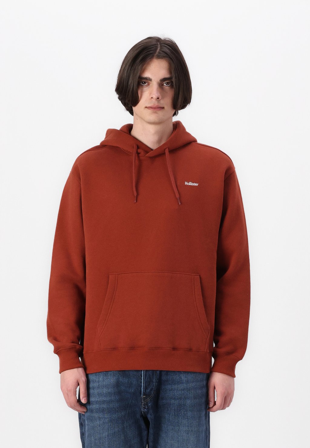 

Толстовка с капюшоном LOGO Hollister Co., темно-красный