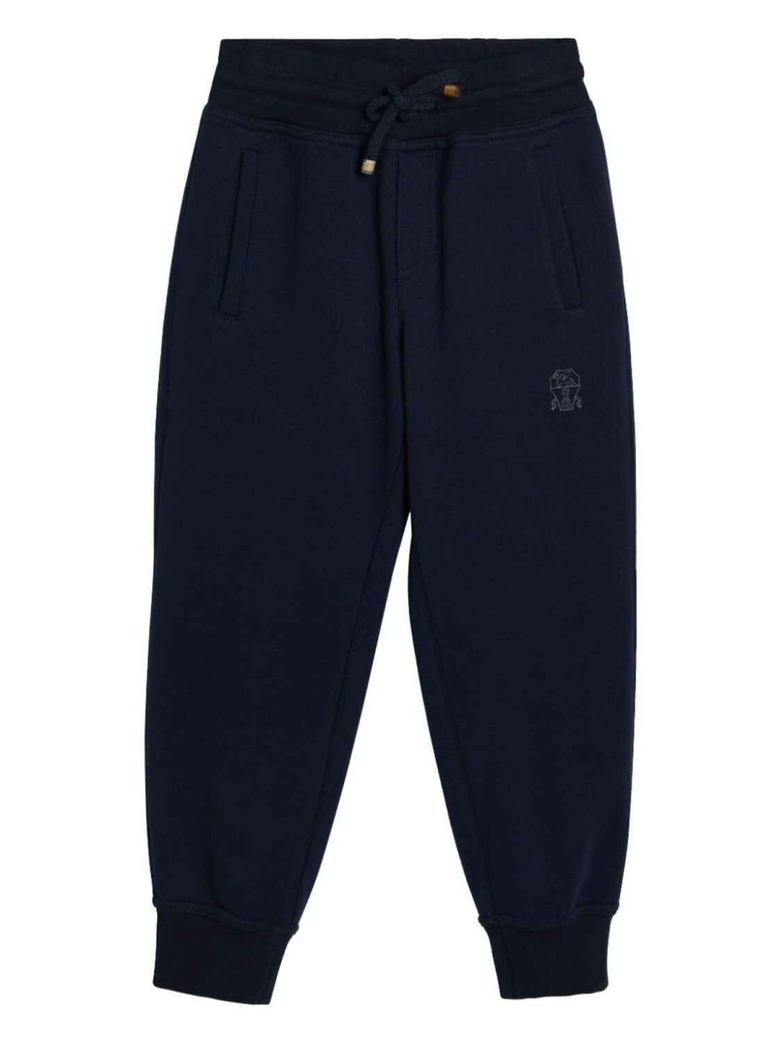 

Brunello Cucinelli Kids спортивные брюки с логотипом, синий