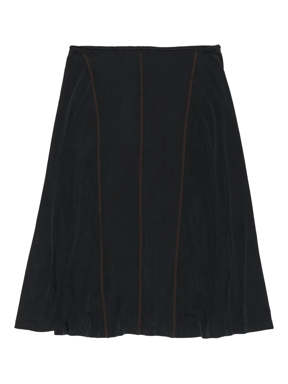 

Миди-юбка с отделкой швами Bimba y Lola, черный