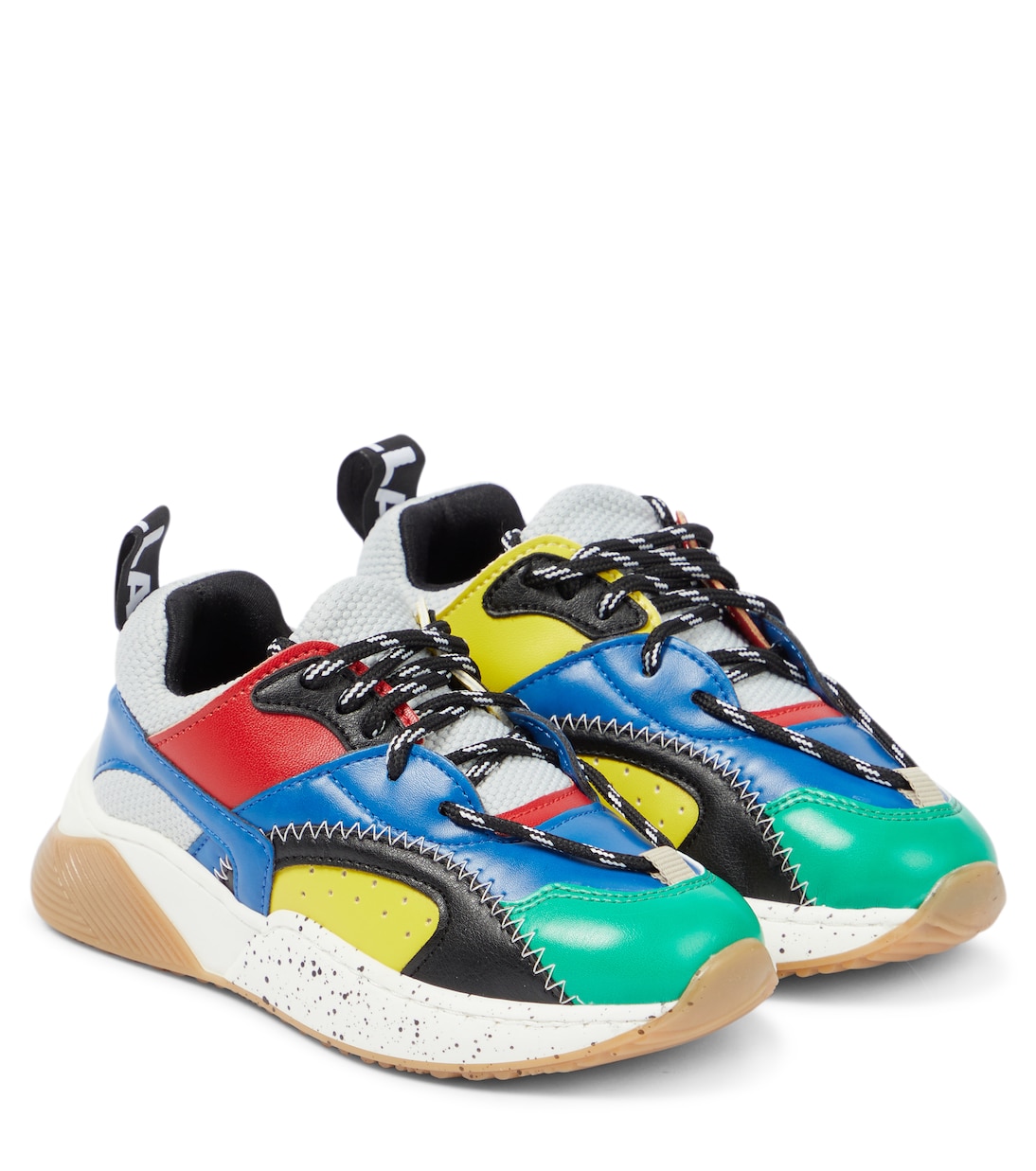 

Кроссовки с цветными блоками Stella McCartney Kids, разноцветный