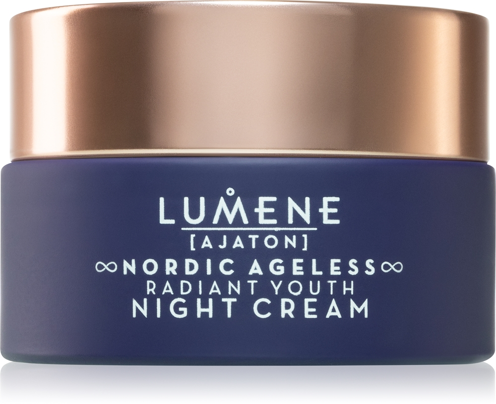 Крем для лица SPF LUMENE Nordic ageless ajaton сияющий, молодой, укрепляющий ночной против морщин