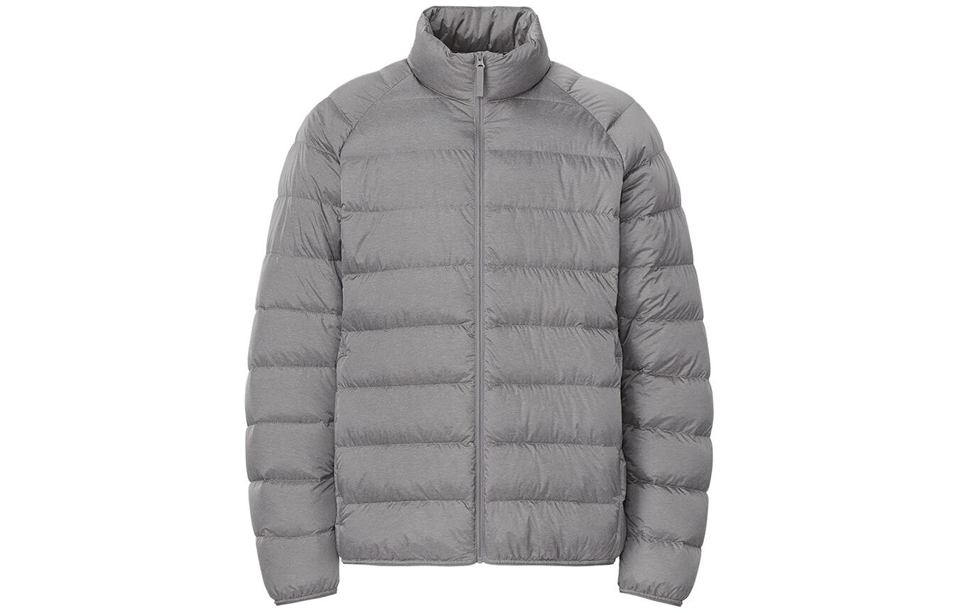 

Пуховик мужской Небесно-серый Uniqlo, серый