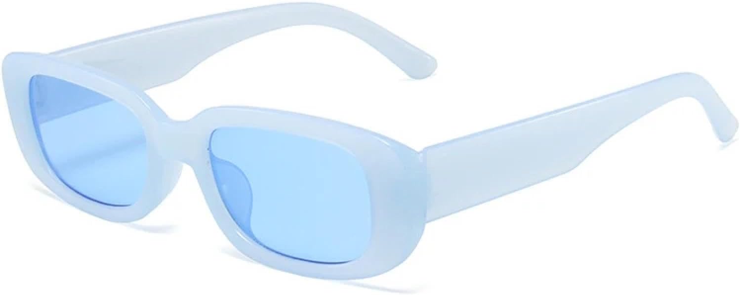 

Солнцезащитные очки с защитой от УФ-излучения UV400 | Маленький размер, разноцветные линзы с леопардовым принтом | Для женщин и мужчин, для занятий спортом на открытом воздухе и вождения DSVIGF, Blue-blue