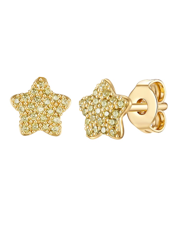 

Позолоченные серьги-гвоздики с драгоценными камнями Glanzstücke München