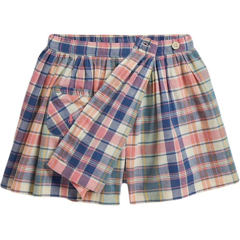 Юбка короткая Polo Ralph Lauren Kids мультиколор — фото 4